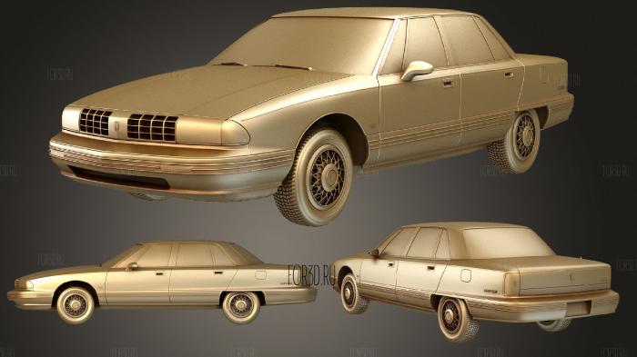 Oldsmobile 98 1991 3d stl модель для ЧПУ